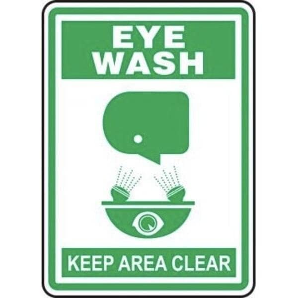 Accuform Safety Sign, FIRST AID KIT, 7 X 10, Aluminum MFSD506VA - main